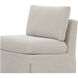 Fable Beige Slipcover Dining Slipper Chair